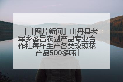 「图片新闻」山丹县老军乡蕃昌农副产品专业合作社每年生产各类玫瑰花产品500多吨