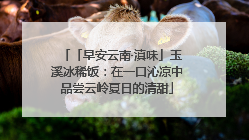 「早安云南·滇味」玉溪冰稀饭：在一口沁凉中品尝云岭夏日的清甜