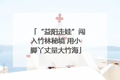 “益阳走娃”闯入竹林秘境 用小脚丫丈量大竹海