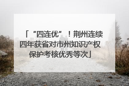 “四连优”！荆州连续四年获省对市州知识产权保护考核优秀等次