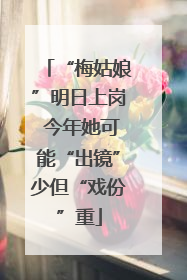 “梅姑娘”明日上岗 今年她可能“出镜”少但“戏份”重