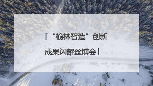 “榆林智造”创新成果闪耀丝博会