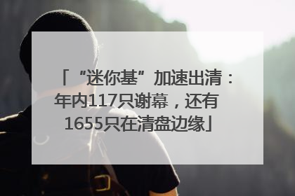 “迷你基”加速出清：年内117只谢幕，还有1655只在清盘边缘