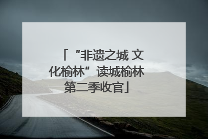 “非遗之城 文化榆林”读城榆林第二季收官