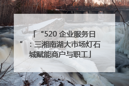“520 企业服务日”：三湘南湖大市场灯石城赋能商户与职工