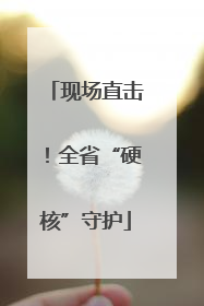 现场直击！全省“硬核”守护