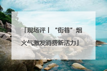 现场评丨“街巷”烟火气激发消费新活力