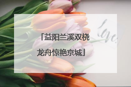 益阳兰溪双桡龙舟惊艳京城