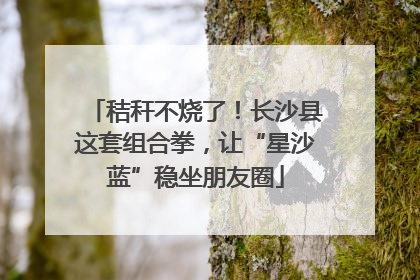 秸秆不烧了！长沙县这套组合拳，让“星沙蓝”稳坐朋友圈