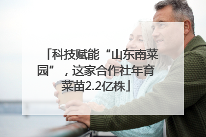 科技赋能“山东南菜园”，这家合作社年育菜苗2.2亿株