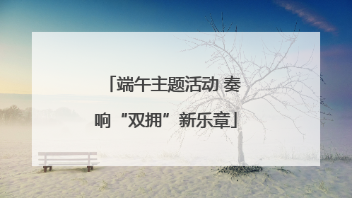 端午主题活动 奏响“双拥”新乐章