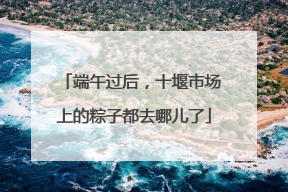 端午过后，十堰市场上的粽子都去哪儿了