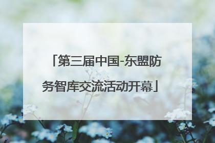 第三届中国-东盟防务智库交流活动开幕