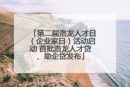 第二届洛龙人才日（企业家日）活动启动 首批洛龙人才贷、助企贷发布