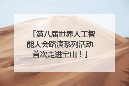第八届世界人工智能大会路演系列活动首次走进宝山！