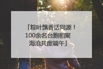 粽叶飘香话同源！100余名台胞相聚海沧共度端午