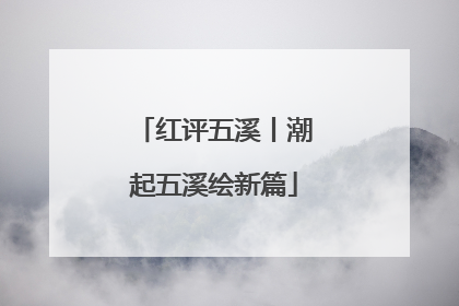 红评五溪丨潮起五溪绘新篇