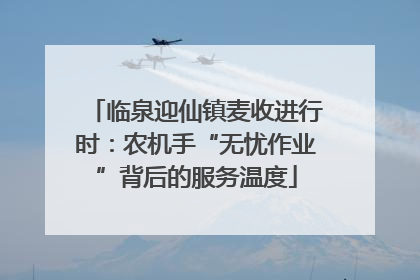 临泉迎仙镇麦收进行时：农机手“无忧作业”背后的服务温度