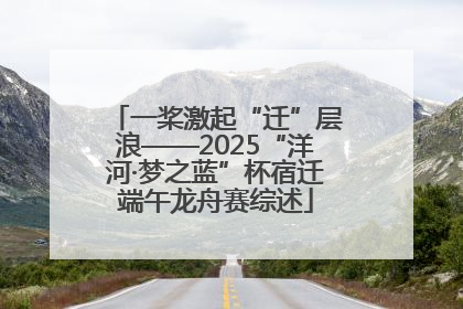 一桨激起“迁”层浪——2025“洋河·梦之蓝”杯宿迁端午龙舟赛综述