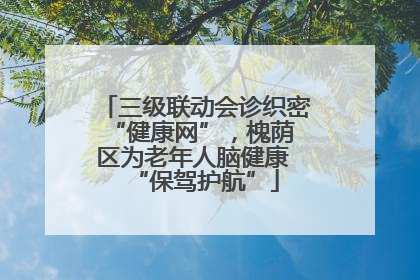 三级联动会诊织密 “健康网”，槐荫区为老年人脑健康 “保驾护航”