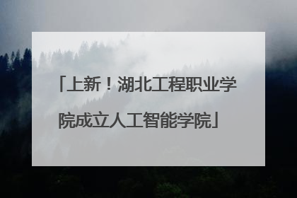 上新！湖北工程职业学院成立人工智能学院