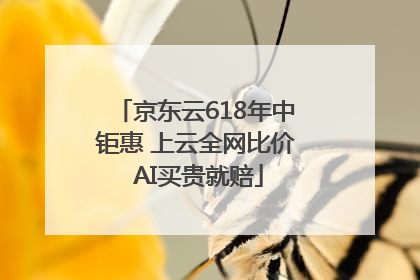 京东云618年中钜惠 上云全网比价 AI买贵就赔