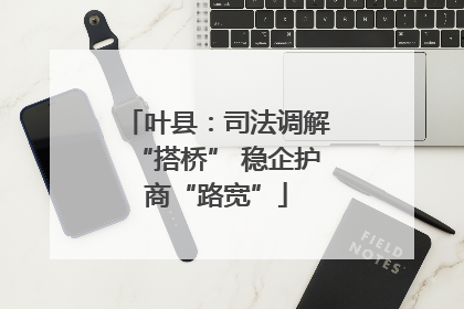 叶县：司法调解“搭桥” 稳企护商“路宽”