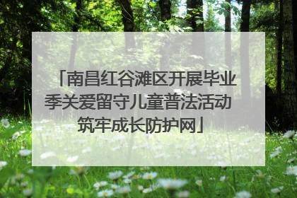 南昌红谷滩区开展毕业季关爱留守儿童普法活动 筑牢成长防护网