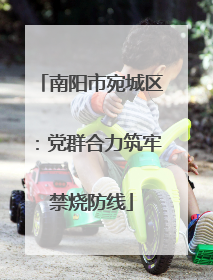 南阳市宛城区：党群合力筑牢禁烧防线