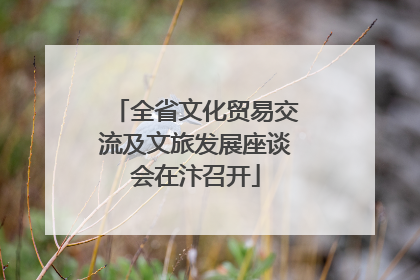 全省文化贸易交流及文旅发展座谈会在汴召开