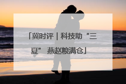 冀时评｜科技助“三夏” 燕赵粮满仓