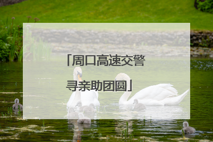 周口高速交警寻亲助团圆