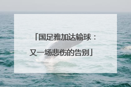 国足雅加达输球：又一场悲伤的告别