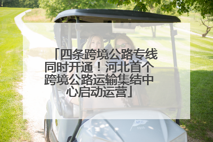 四条跨境公路专线同时开通！河北首个跨境公路运输集结中心启动运营