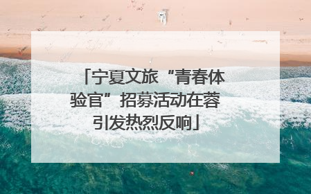 宁夏文旅“青春体验官”招募活动在蓉引发热烈反响