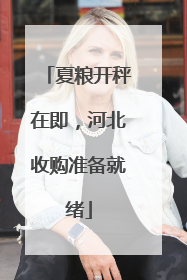 夏粮开秤在即，河北收购准备就绪