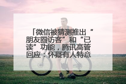 微信被猜测推出“朋友圈访客”和“已读”功能，腾讯高管回应：怀疑有人特意反复翻炒流量