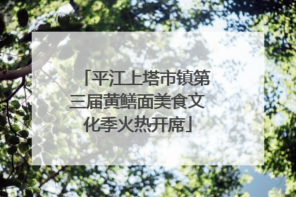 平江上塔市镇第三届黄鳝面美食文化季火热开席