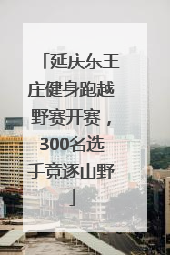 延庆东王庄健身跑越野赛开赛，300名选手竞逐山野