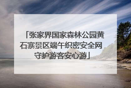 张家界国家森林公园黄石寨景区端午织密安全网 守护游客安心游