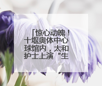 惊心动魄！十堰奥体中心球馆内，太和护士上演“生死时速”
