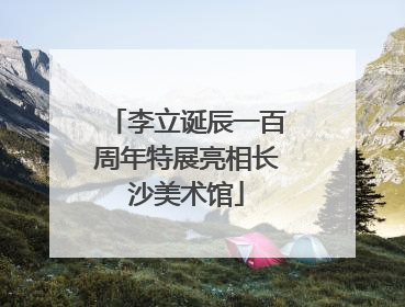 李立诞辰一百周年特展亮相长沙美术馆