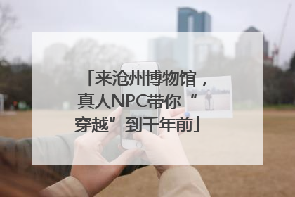 来沧州博物馆，真人NPC带你“穿越”到千年前