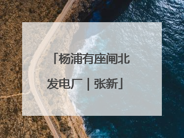 杨浦有座闸北发电厂｜张新