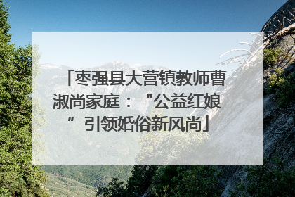 枣强县大营镇教师曹淑尚家庭：“公益红娘”引领婚俗新风尚