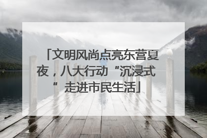 文明风尚点亮东营夏夜，八大行动“沉浸式”走进市民生活