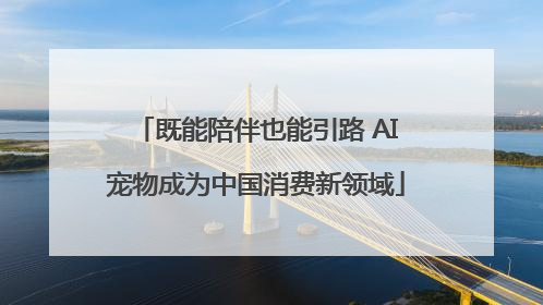 既能陪伴也能引路 AI宠物成为中国消费新领域