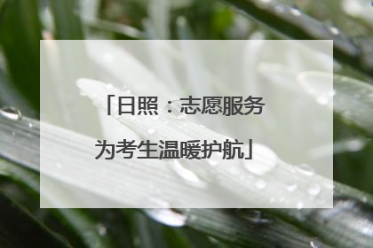 日照：志愿服务为考生温暖护航