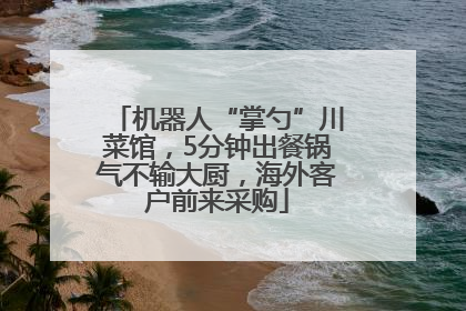 机器人“掌勺”川菜馆，5分钟出餐锅气不输大厨，海外客户前来采购