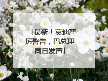 最新！莫迪严厉警告，巴总理同日发声